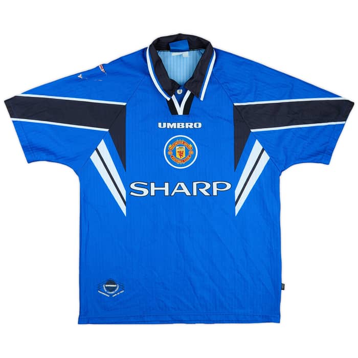 1996-98 Manchester United Third Shirt Cantona #7 - 5/10 - (L)