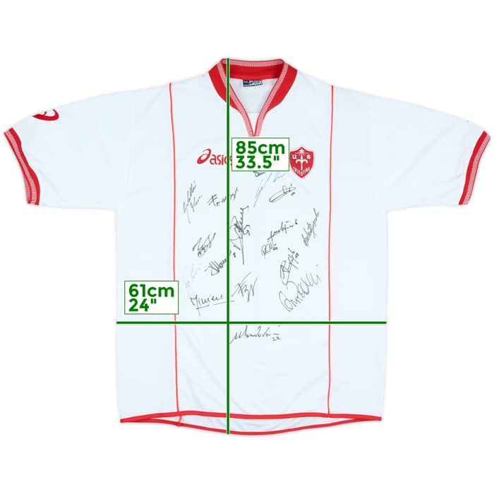 2003-04 Triestina Squad Signed Home Shirt - 8/10 - (XL)