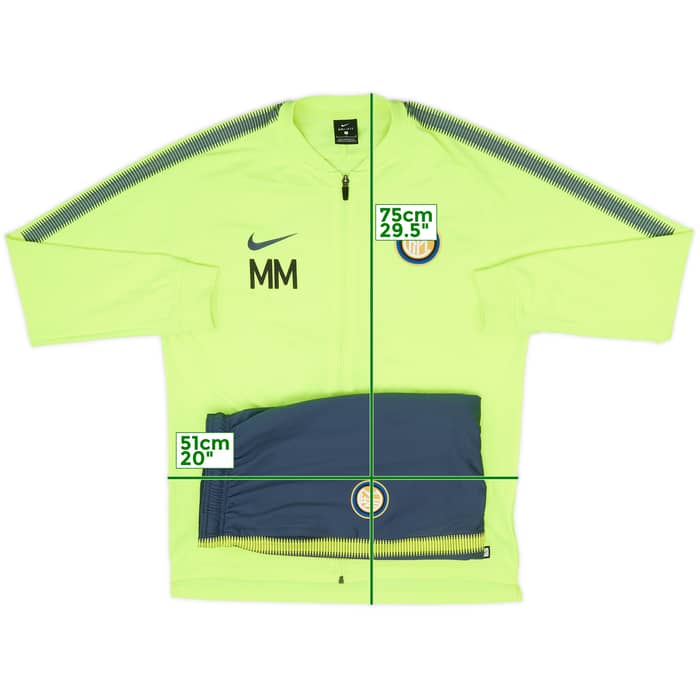 2017-18 Inter Milan Staff Issue Nike Tracksuit MM - 7/10 - (L)