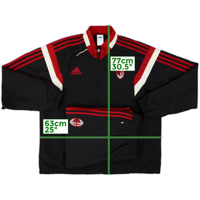 2014-15 AC Milan adidas Tracksuit - 10/10 - (XL)