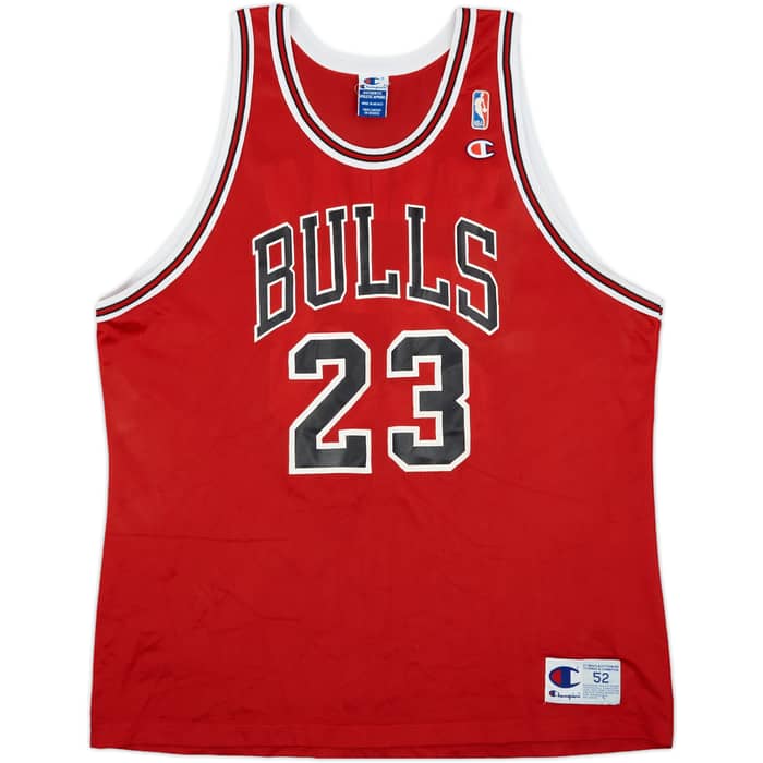 1995-98 Chicago Bulls Jordan #23 Champion Away Jersey - 6/10 - (XXL)