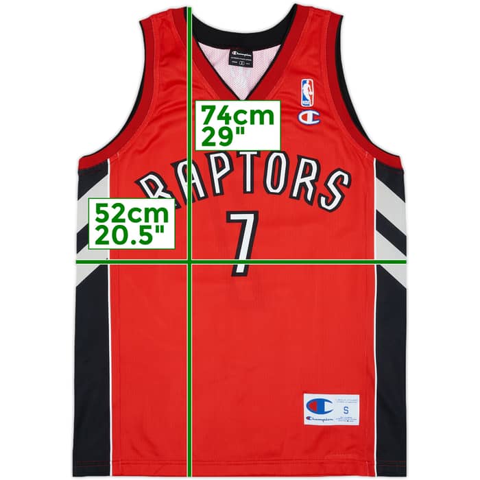 2006-10 Toronto Raptors Bargnani #7 Champion Away Jersey - 9/10 - (S)