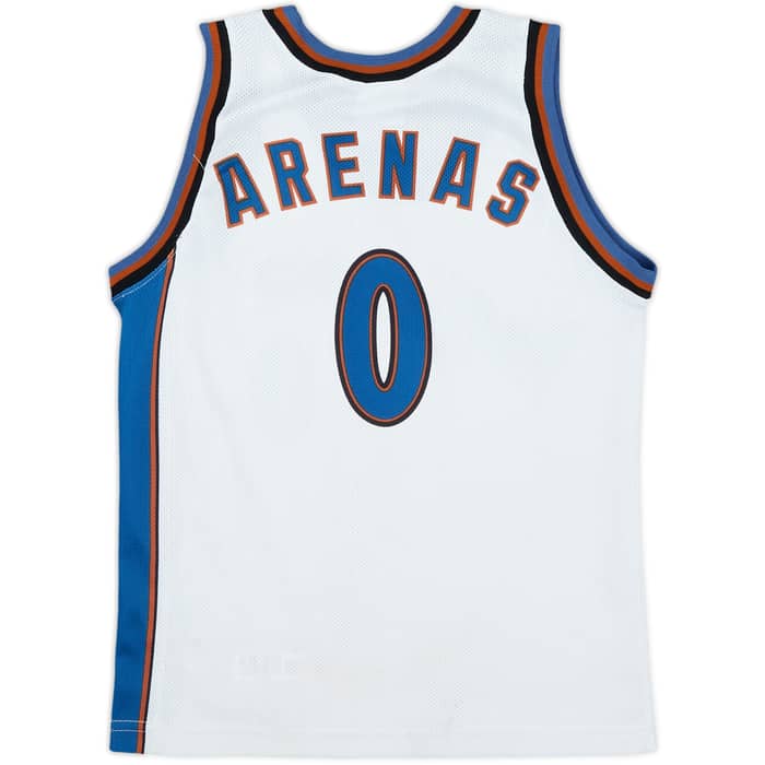 2003-07 Washington Wizards Arenas #0 Champion Home Jersey - 7/10 - (5-6 Years)