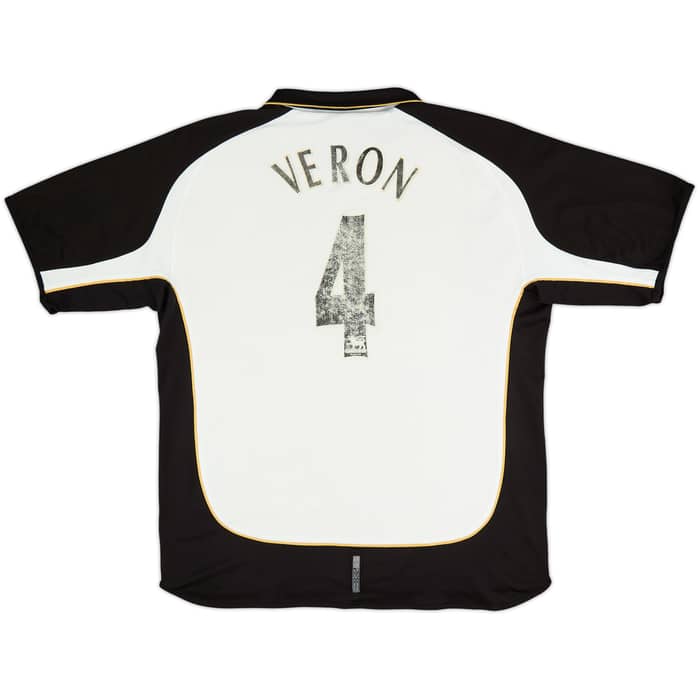2001-02 Manchester United Centenary Away/Third Shirt Veron #4 - 4/10 - (XXL)