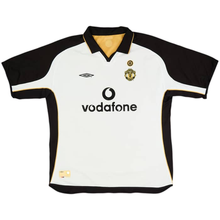 2001-02 Manchester United Centenary Away/Third Shirt Veron #4 - 4/10 - (XXL)