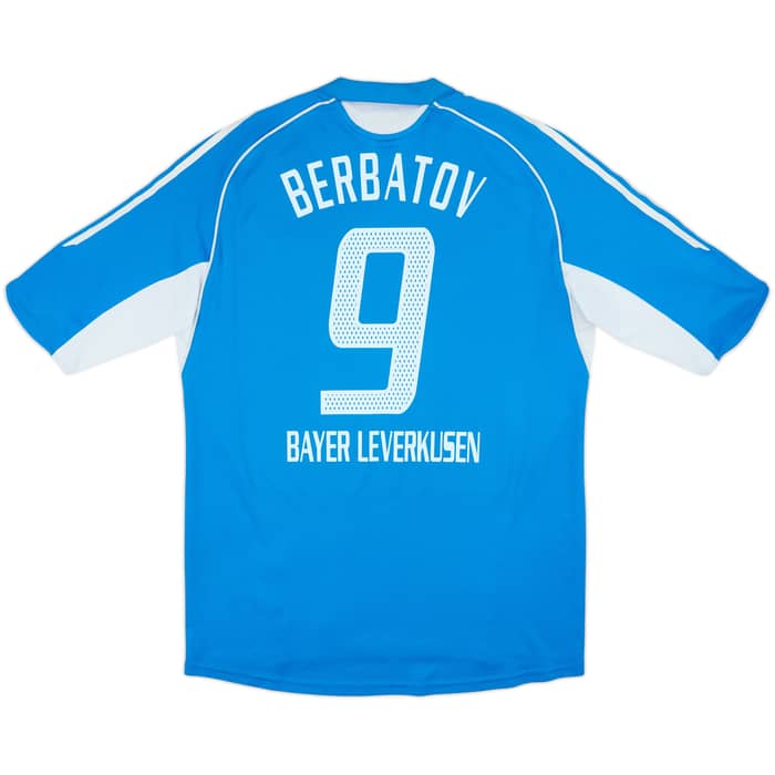 2005-06 Bayer Leverkusen Away Shirt Berbatov #9 - 7/10 - (L)