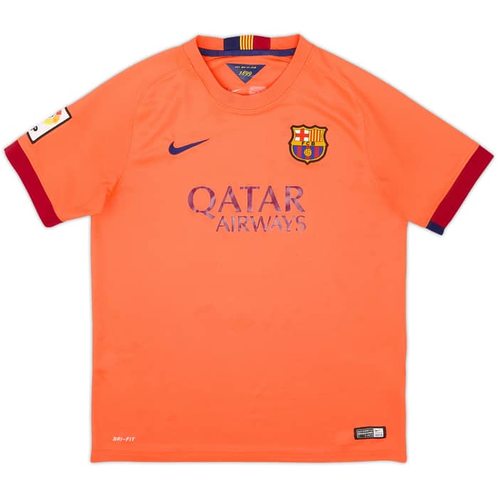 2014-15 Barcelona Away Shorts - 8/10 - (L.Boys)