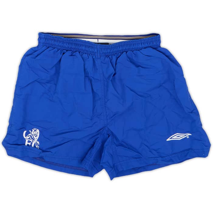 2001-03 Chelsea Home Shirt & Shorts - 7/10 - (M.Boys)