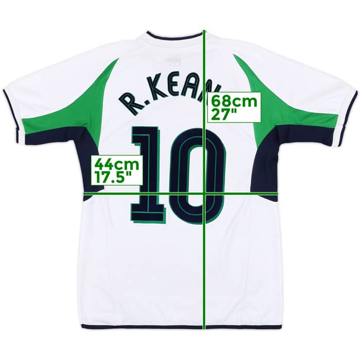 2002-03 Ireland Away Shirt R.Keane #10 - 4/10 - (L)