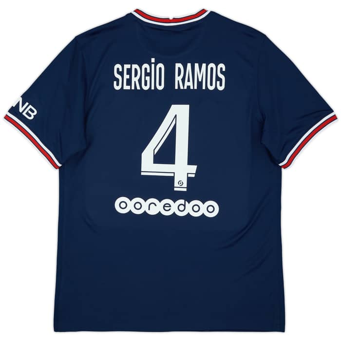 2021-22 Paris Saint-Germain Home Shirt Sergio Ramos #4 (L)