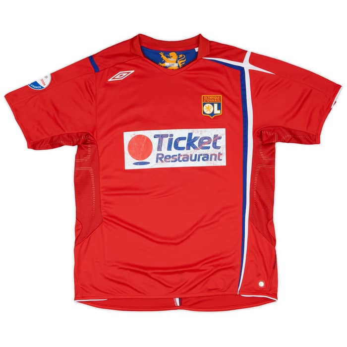 2006-07 Lyon Away Shirt Tiago #21 - 6/10 - (XL)