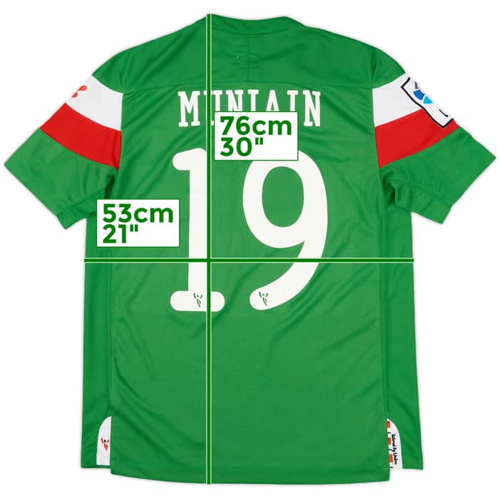 2011-12 Atheltic Bilbao Away Shirt Muniain #19 - 7/10 - (L)