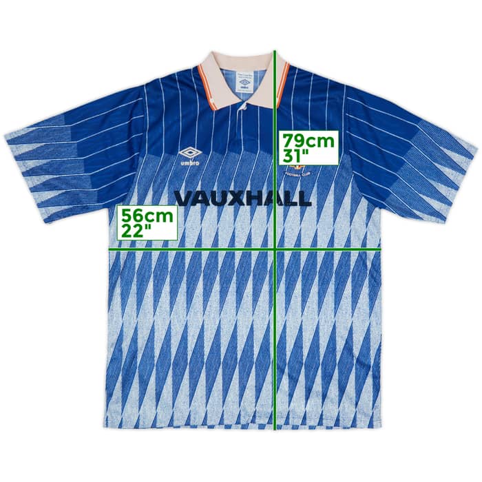 1990-92 Luton Town Third Shirt - 8/10 - (XL)