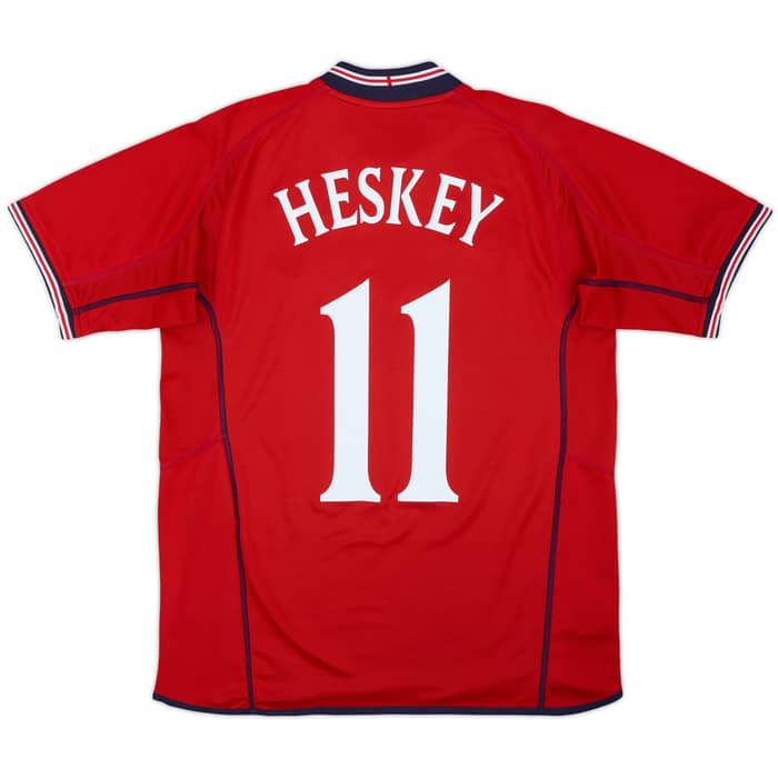 2002-04 England Away Shirt Heskey #11 - 8/10 - (M)