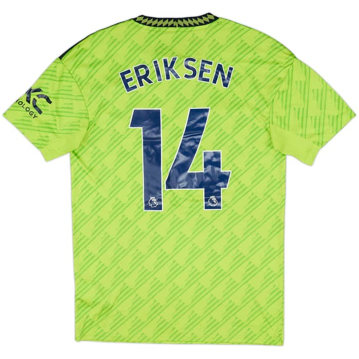 2022-23 Manchester United Third Shirt & Shorts Eriksen #14 - 8/10 - (S)