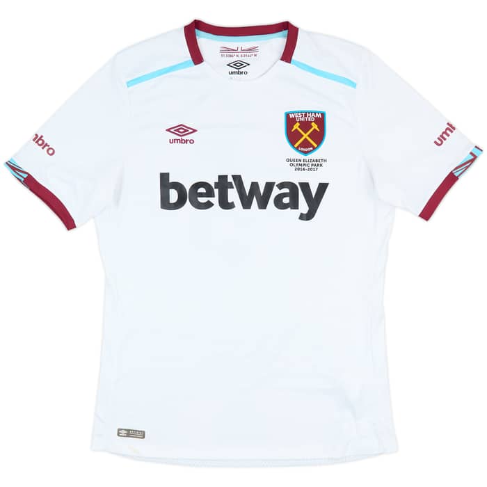 2016-17 West Ham Away Shirt Noble #16 - 6/10 - (L)