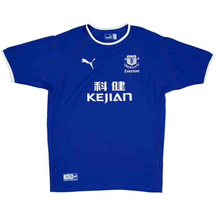 2003-04 Everton Home Shirt Ferguson #10 - 10/10 - (M)