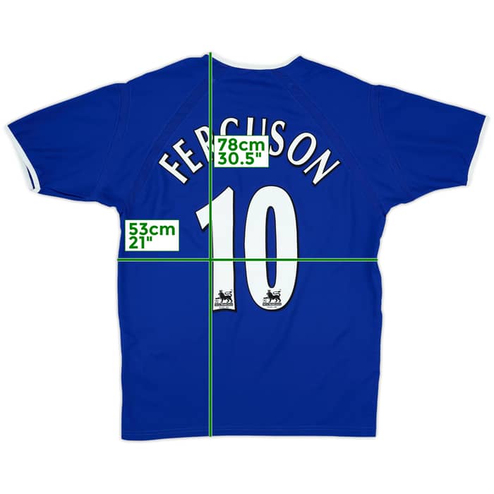 2003-04 Everton Home Shirt Ferguson #10 - 10/10 - (M)