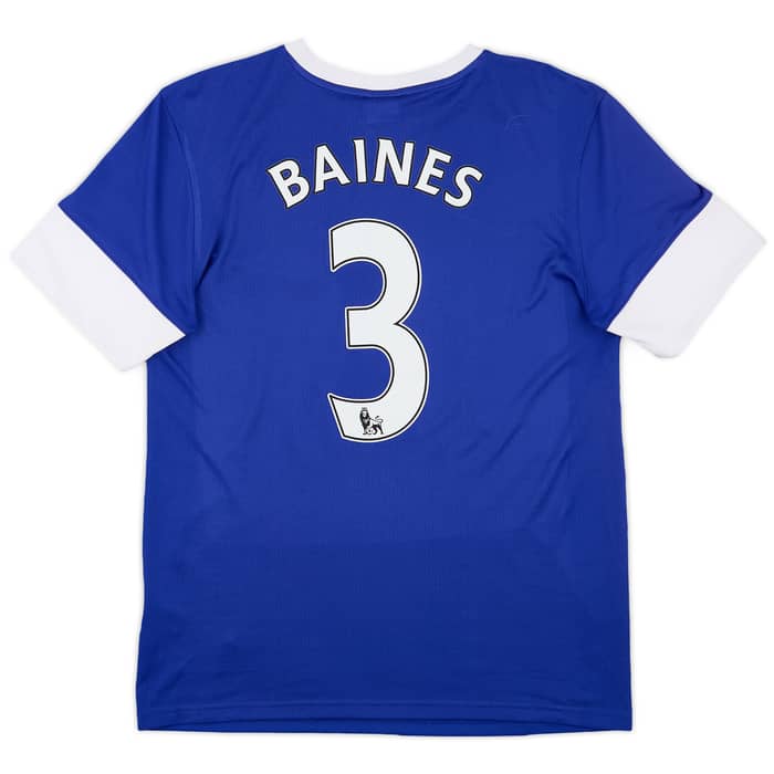 2012-13 Everton Home Shirt Baines #3