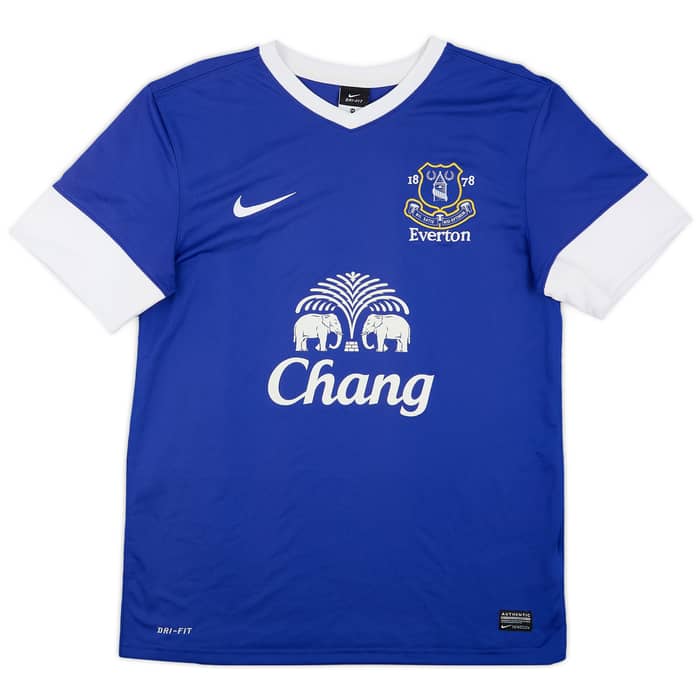 2012-13 Everton Home Shirt Baines #3