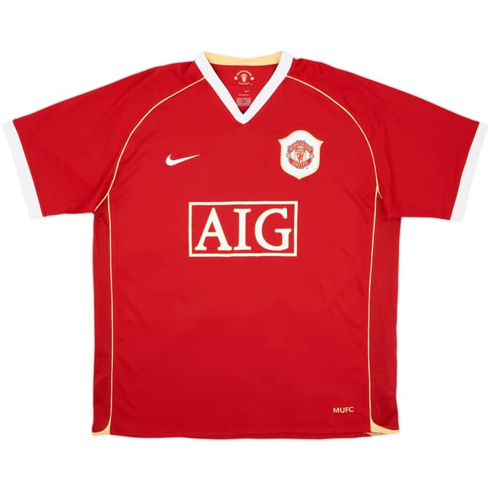 2006-07 Manchester United Home Shirt Ronaldo #7 (XL)