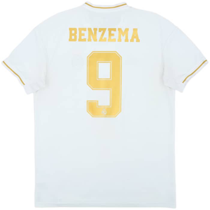2019-20 Real Madrid Home Shirt Benzema #9 - 7/10 - (L)