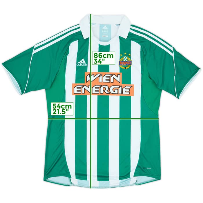 2009-10 Rapid Vienna Home Shirt - 7/10 - (XL)