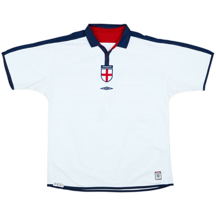 2003-05 Inglaterra Camiseta Local Beckham #7 - 6/10 - (XXL)