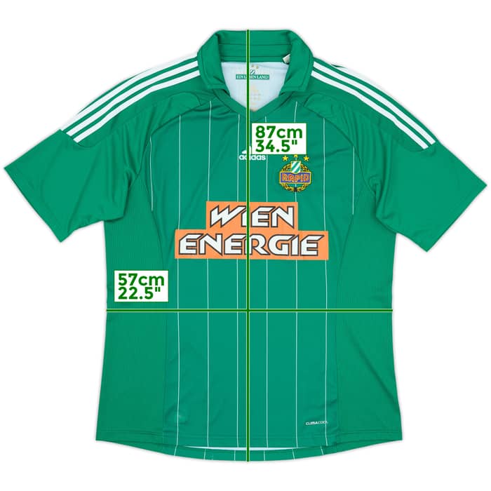 2011-12 Rapid Vienna Home Shirt - 8/10 - (XL)