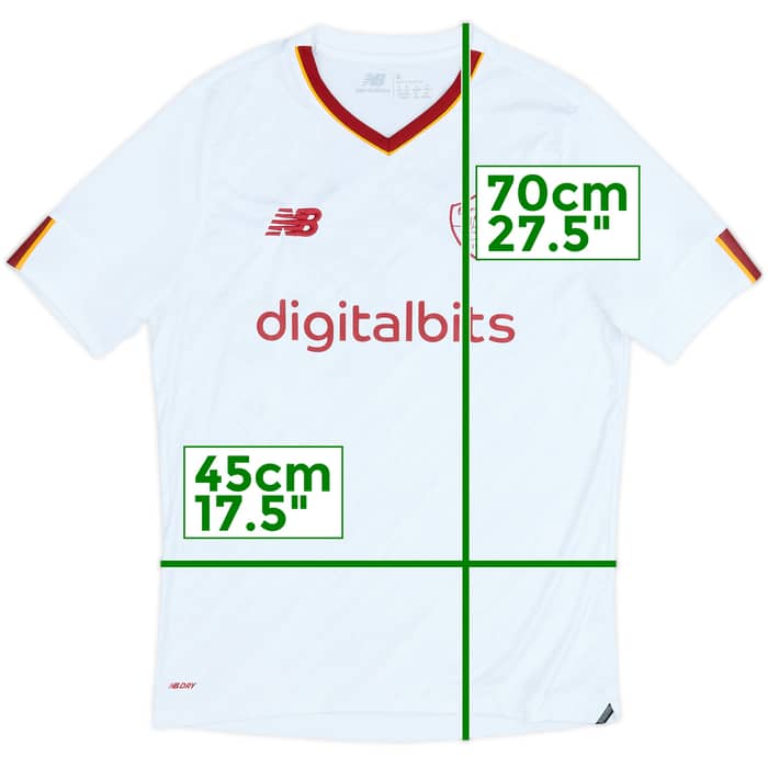 2022-23 Roma Away Shirt - 8/10 - (S)