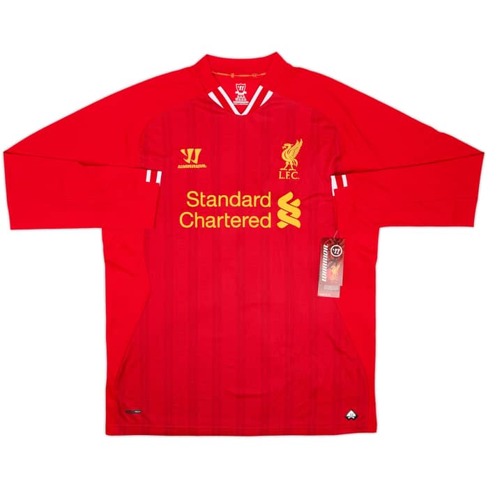 2013-14 Liverpool Home L/S Full Kit Suarez #7 (XL)