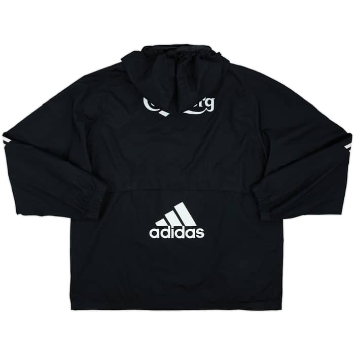 2007-08 Liverpool adidas Hooded Rain Jacket - 8/10 - (L/XL)