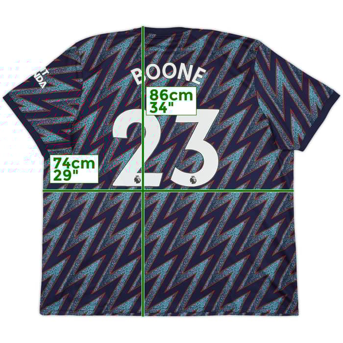 2021-22 Arsenal Third Shirt Boone #23 - 8/10 - (3XL)