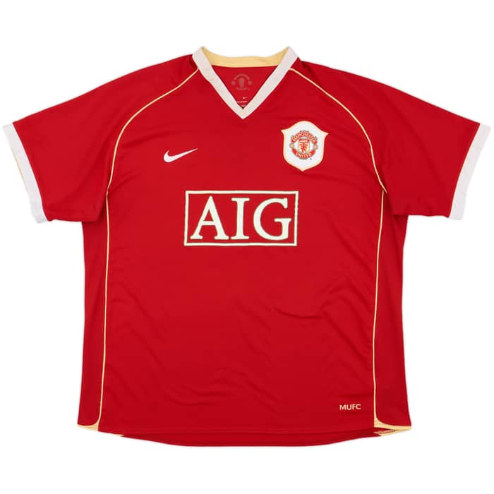 2006-07 Manchester United Home Shirt Ronaldo #7 - 7/10 - (XL)