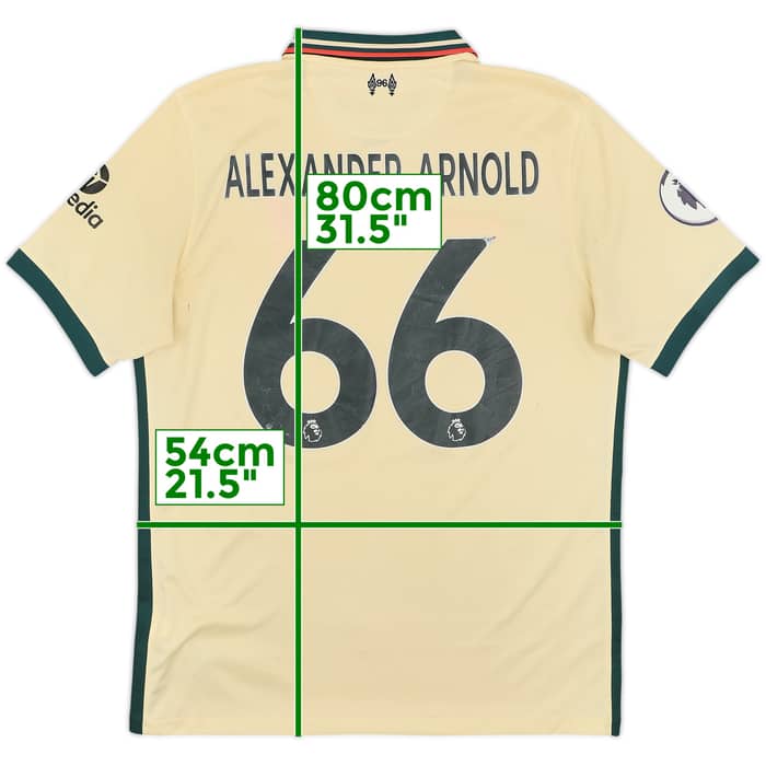 2021-22 Liverpool Away Shirt Alexander-Arnold #66 - 5/10 - (L)