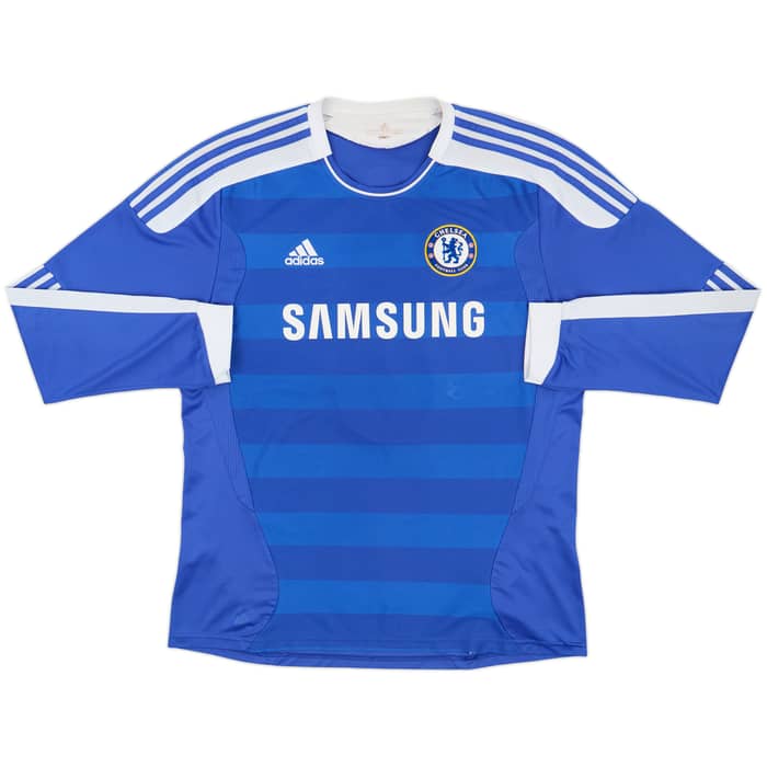 2011-12 Chelsea Home L/S Shirt Lampard #8 - 6/10 - (L)