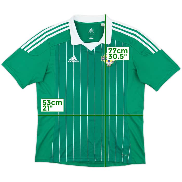 2012-13 Northern Ireland Home Shirt - 8/10 - (L)