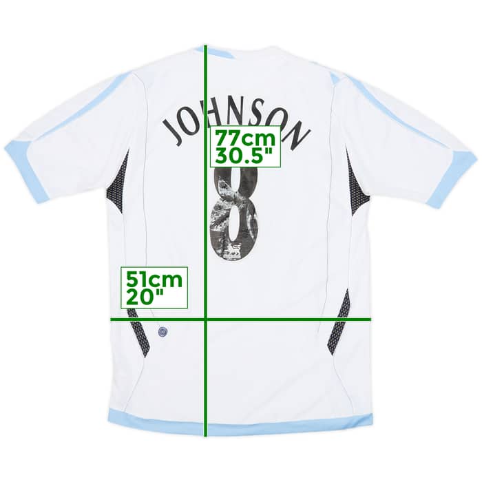 2006-07 Everton Away Shirt Johnson #8- 5/10 - (M)