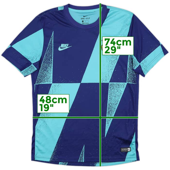 2019-20 Barcelona Nike Training Shirt - 8/10 - (M)