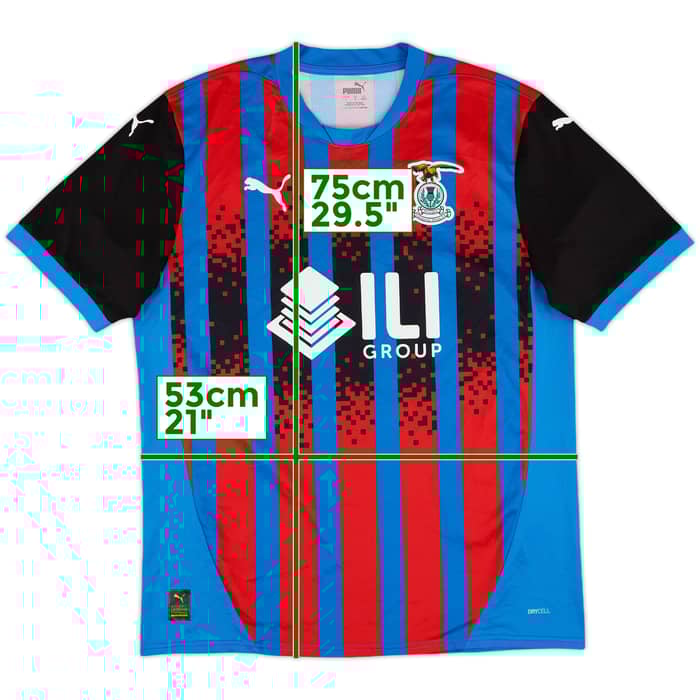2024-25 Inverness Caledonian Thistle Home Shirt - 9/10 - (L)