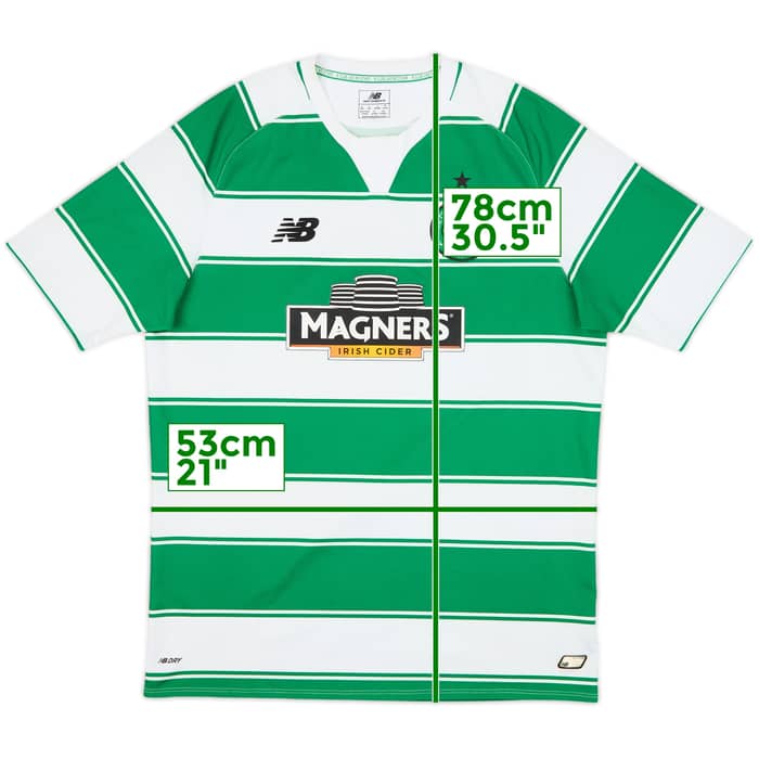 2015-16 Celtic Home Shirt - 8/10 - (L)