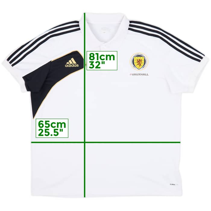 2011-12 Scotland adidas Polo Shirt - 8/10 - (XXL)