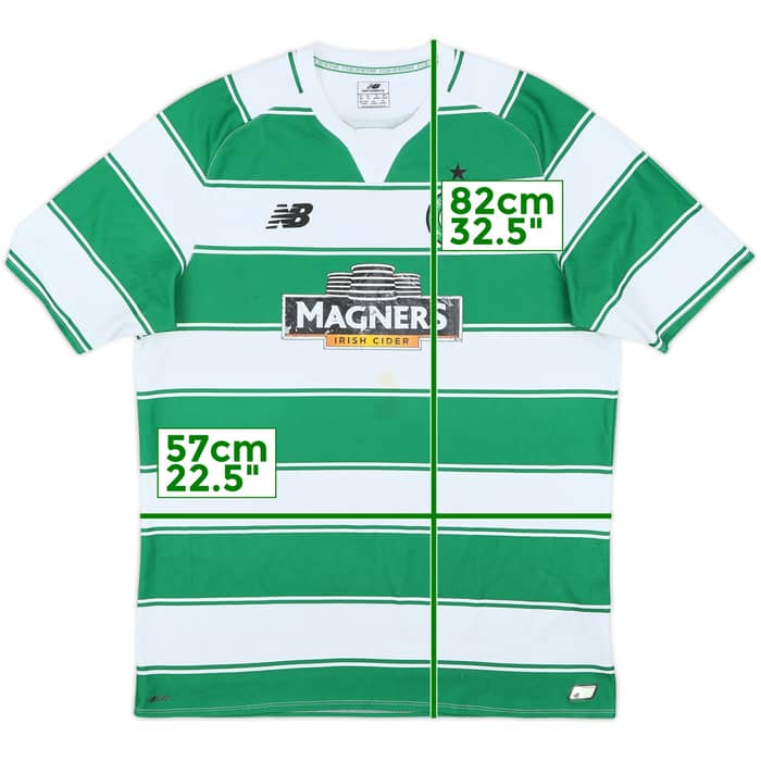 2015-16 Celtic Home Shirt - 4/10 - (XL)