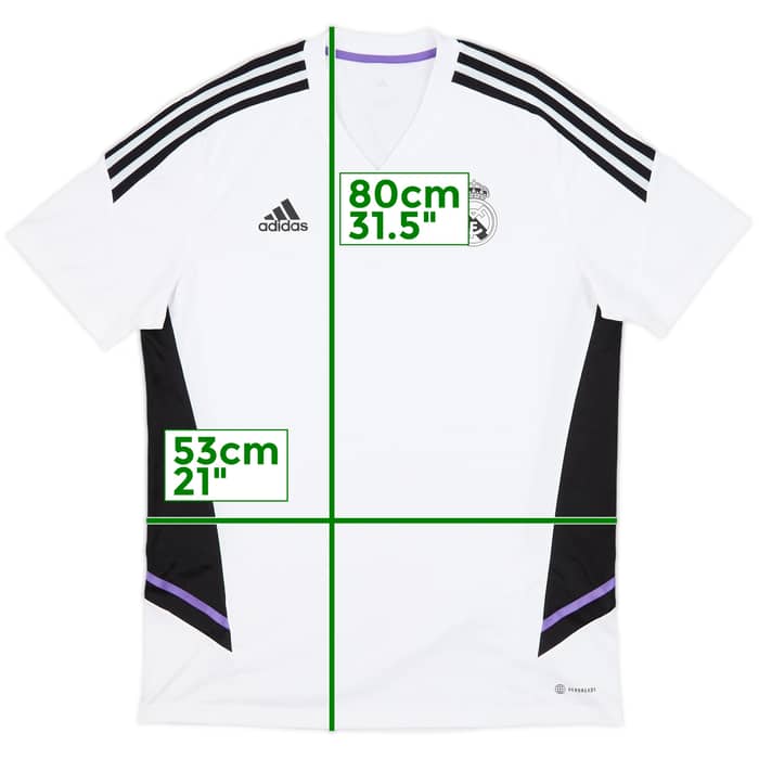 2022-23 Real Madrid adidas Training Shirt - 9/10 - (L)