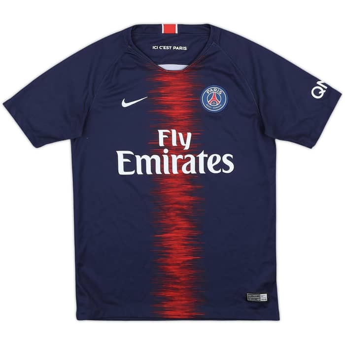 2018-19 Paris Saint-Germain Home Shirt - 9/10 - (L.Boys)