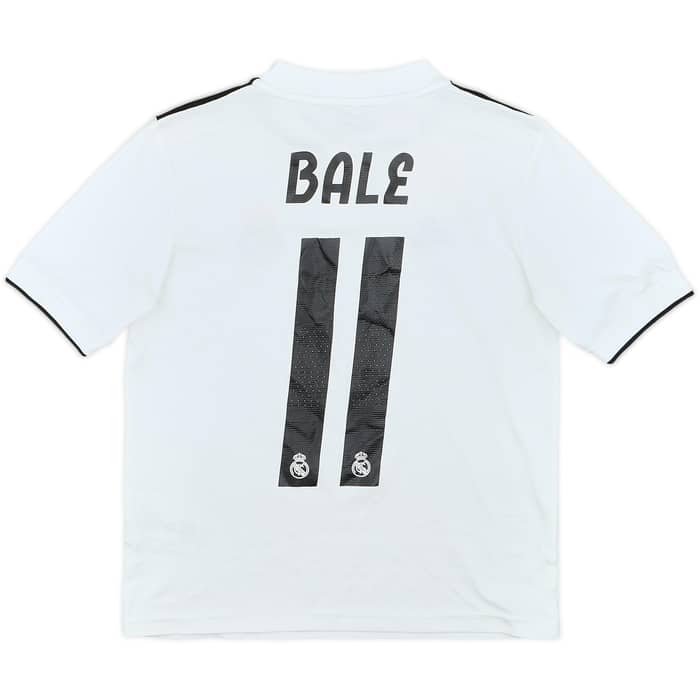 2018-19 Real Madrid Home Shirt Bale #11 - 8/10 - (M.Boys)