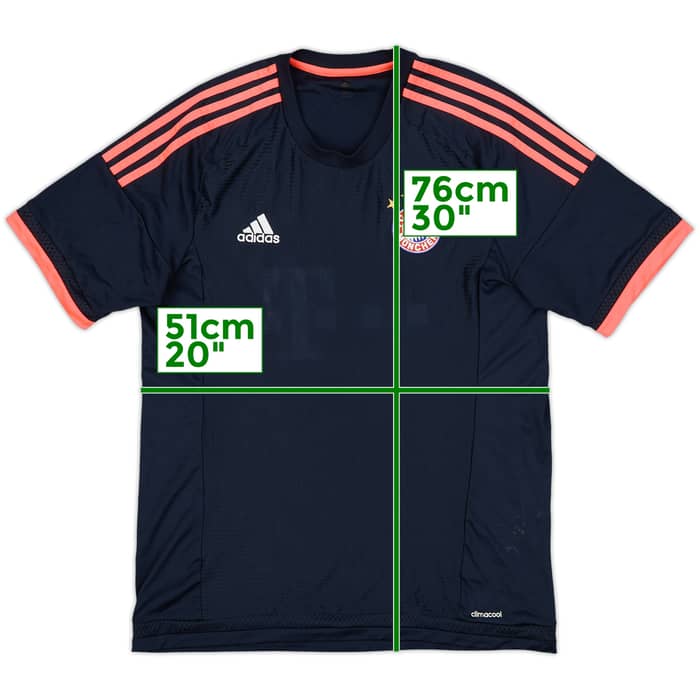 2015-16 Bayern Munich Third Shirt - 4/10 - (M)