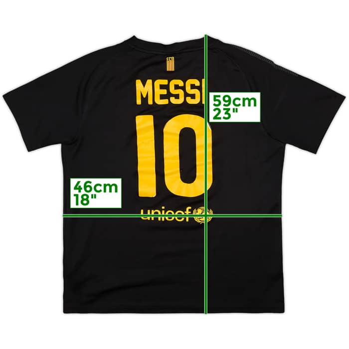 2011-12 Barcelona Away Shirt Messi #10 - 5/10 - (XL.Boys)