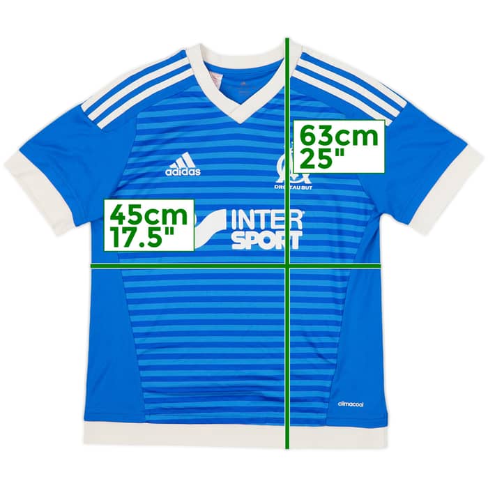 2015-16 Olympique Marseille Third Shirt - 7/10 - (L.Boys)