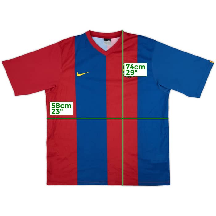 2006-07 Barcelona Basic Home Shirt - 9/10 - (XL)